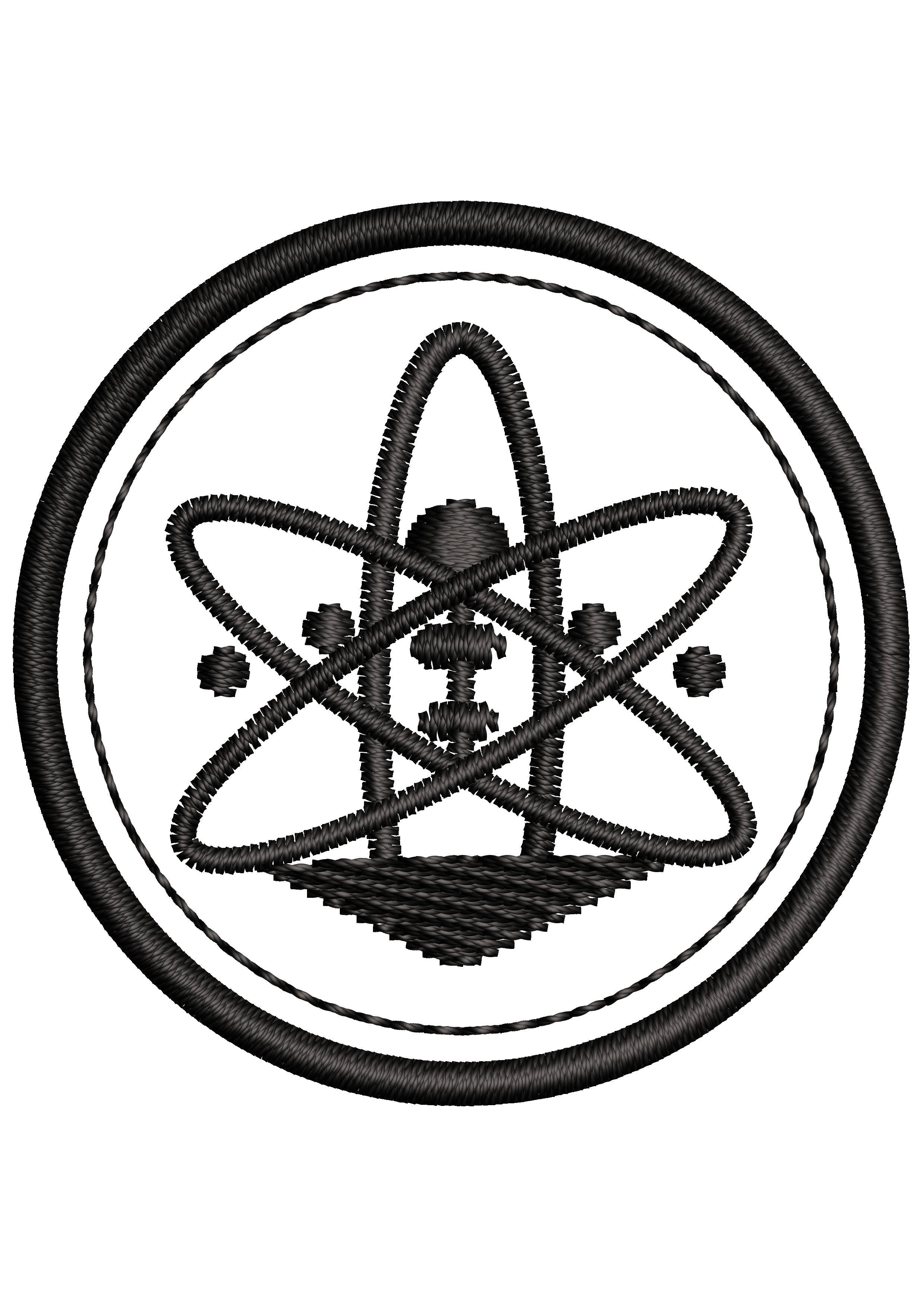Radiation Embroidery Design