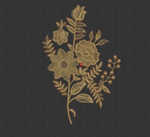 Flower Embroidery Design