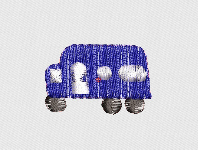 Van Embroidery Design