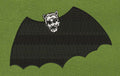 Vampire Wing Dracula Silhouette Embroidery Design