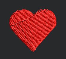 Heart Embroidery Design