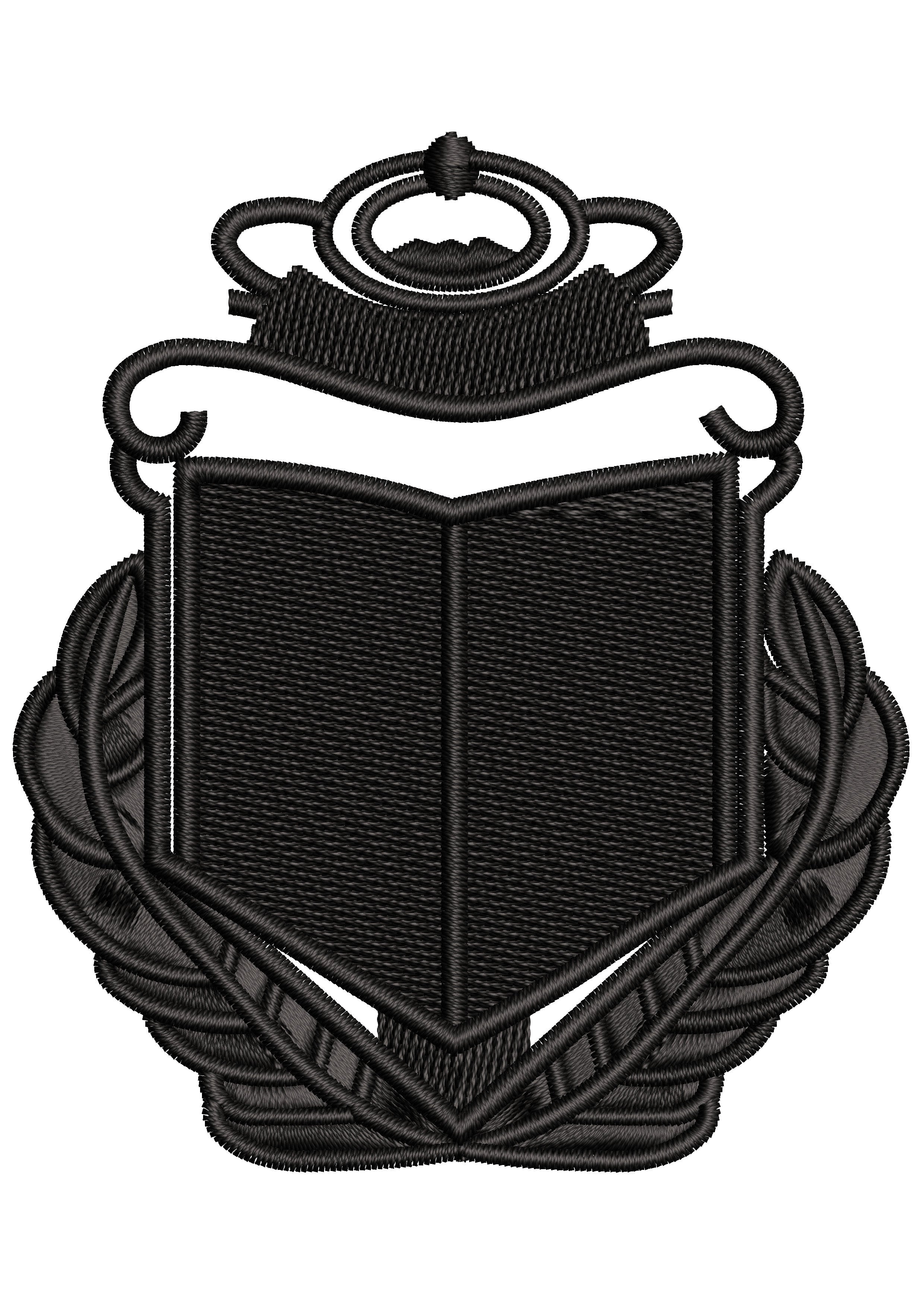 Pot Knowledge Embroidery Design