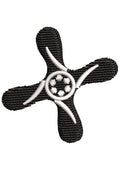 Fan Elec Embroidery Design