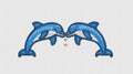 Dolphin Embroidery Design