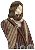 Man Of Tribe Embroidery Design