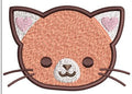Cat Face Embroidery Design