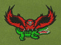 Talons Over Crocodile Embroidery Design