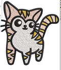 Cat Embroidery Design