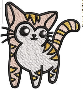 Cat Embroidery Design