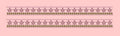Ornate Fleur De Lis Dual Trim Embroidery Design