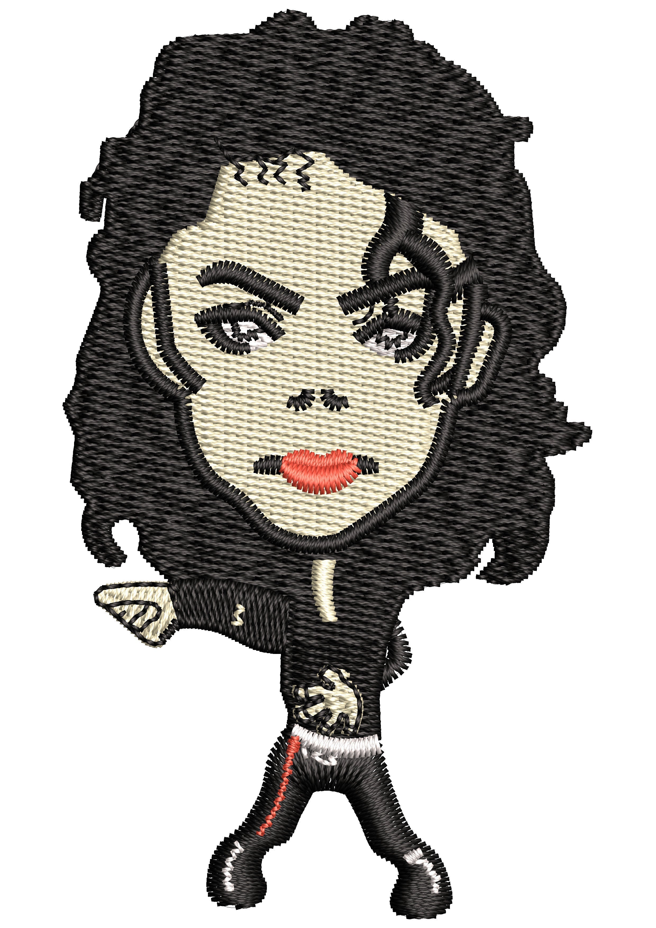 Disco Dancer Embroidery Design