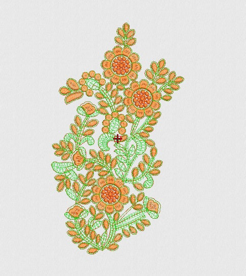 Flower Embroidery Design