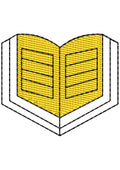 Book Embroidery Design