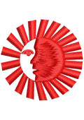 Sun Embroidery Design