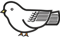 Sparrow Embroidery Design