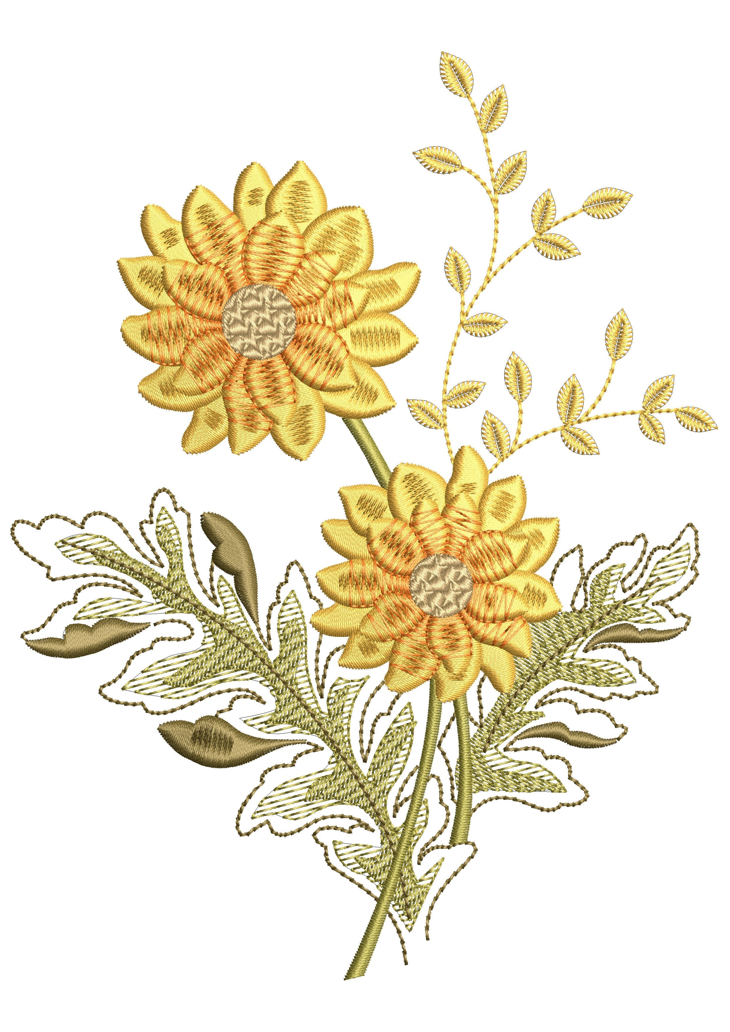 Flower Tiny Embroidery Design