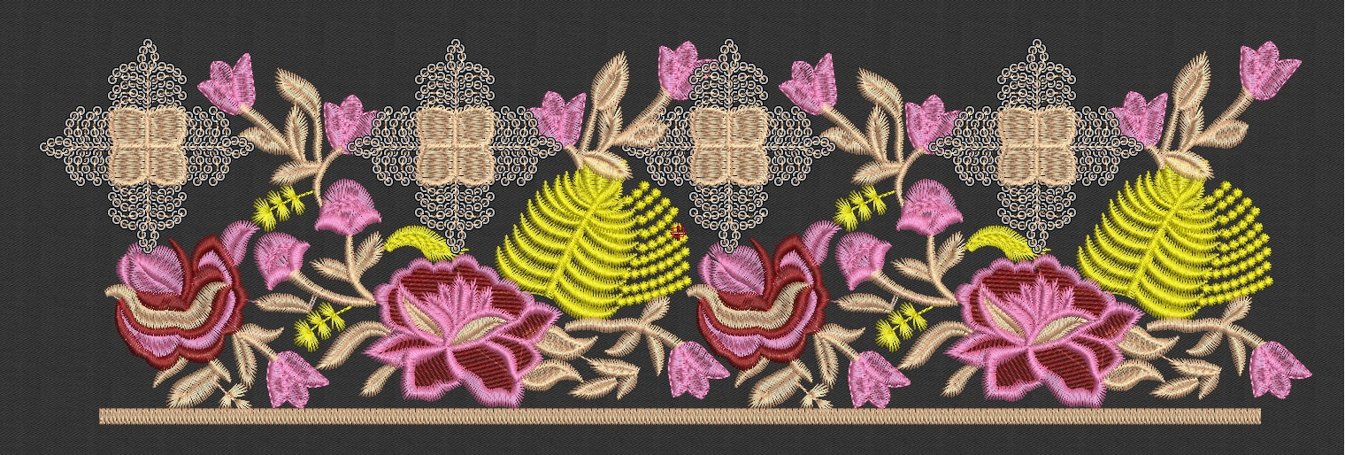 Flower Embroidery Design