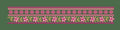Pink Floral Vine Border Embroidery Design