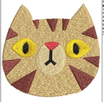 Cat H Embroidery Design