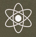 Atomic Symbol Science Icon Embroidery Design