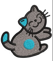 Cat Embroidery Design