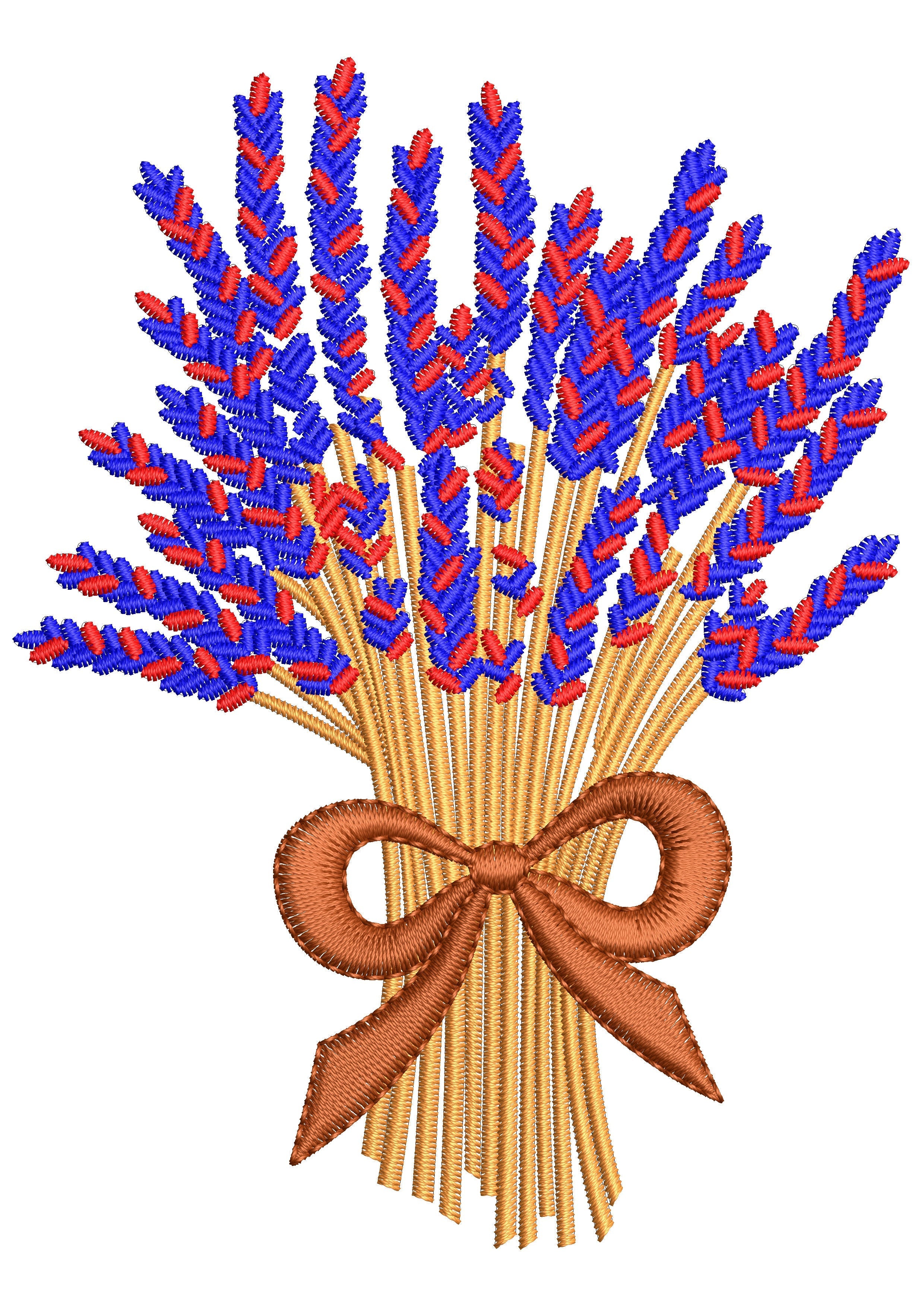 Grains Embroidery Design
