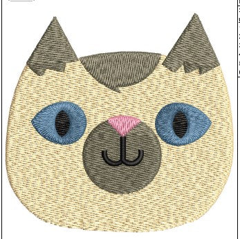 Cat Embroidery Design
