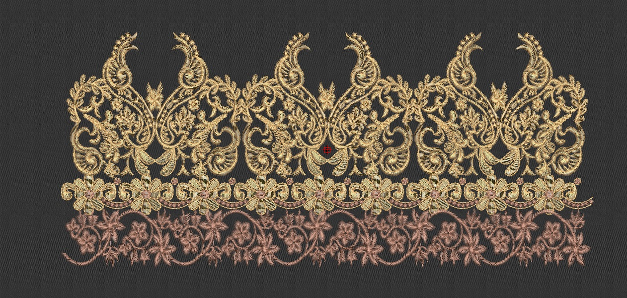 Flower Embroidery Design 884