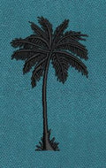Palm Tree Black Embroidery Design