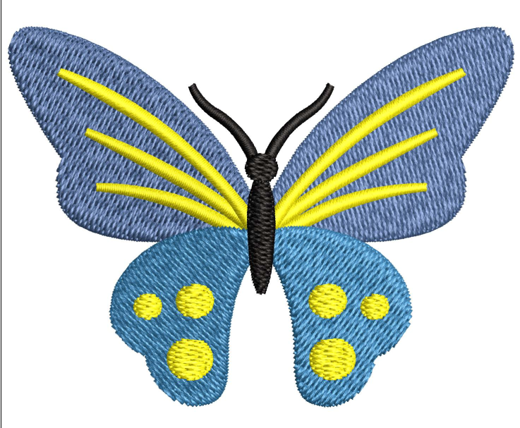 Butterfly Embroidery Design