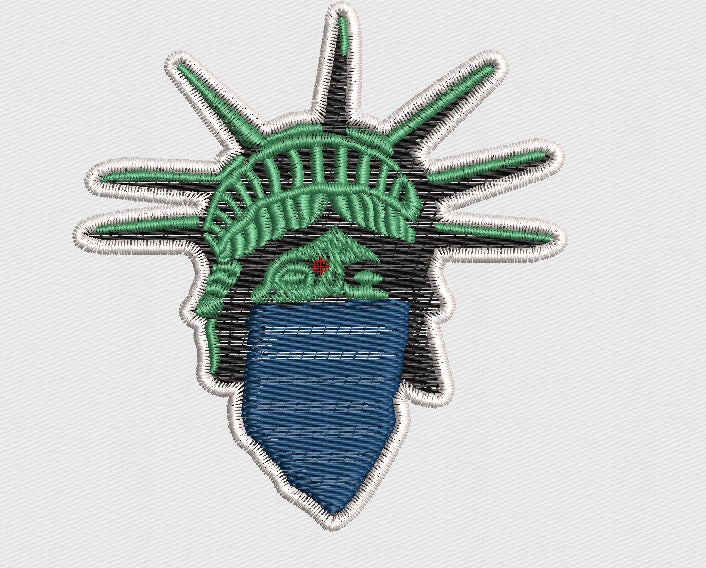 Liberty Embroidery Design