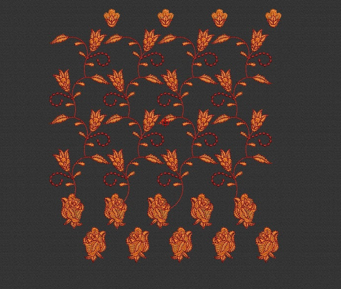 Flower Embroidery Design