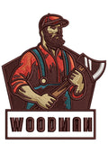 Woodman Embroidery Design