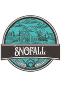 Snowfall Embroidery Design