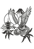 Dragon Hill Embroidery Design
