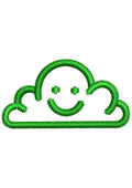 Happt Cloud Embroidery Design