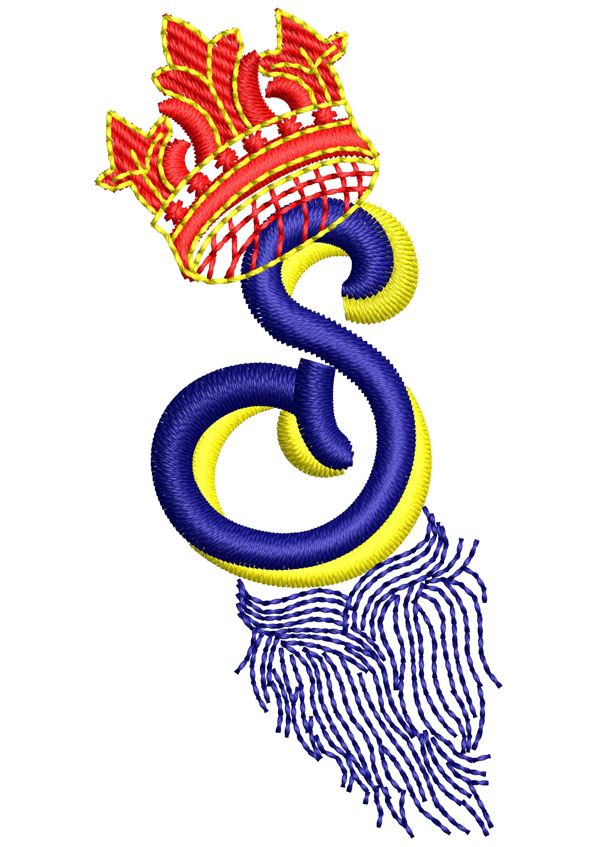 Baba Look Embroidery Design