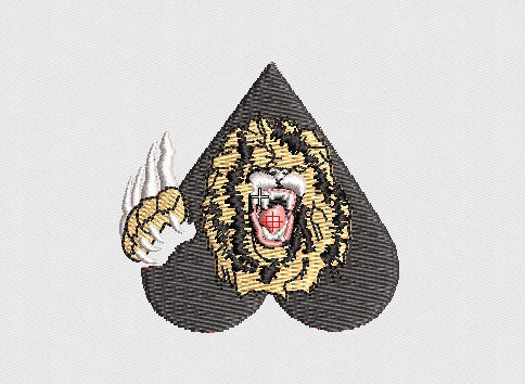 Lion Embroidery Design
