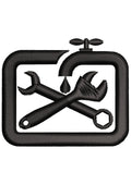 Plumbing Embroidery Design