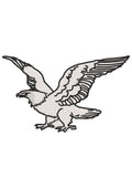 Flying Eagle Embroidery Design