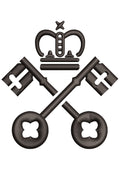 King Keys Embroidery Design