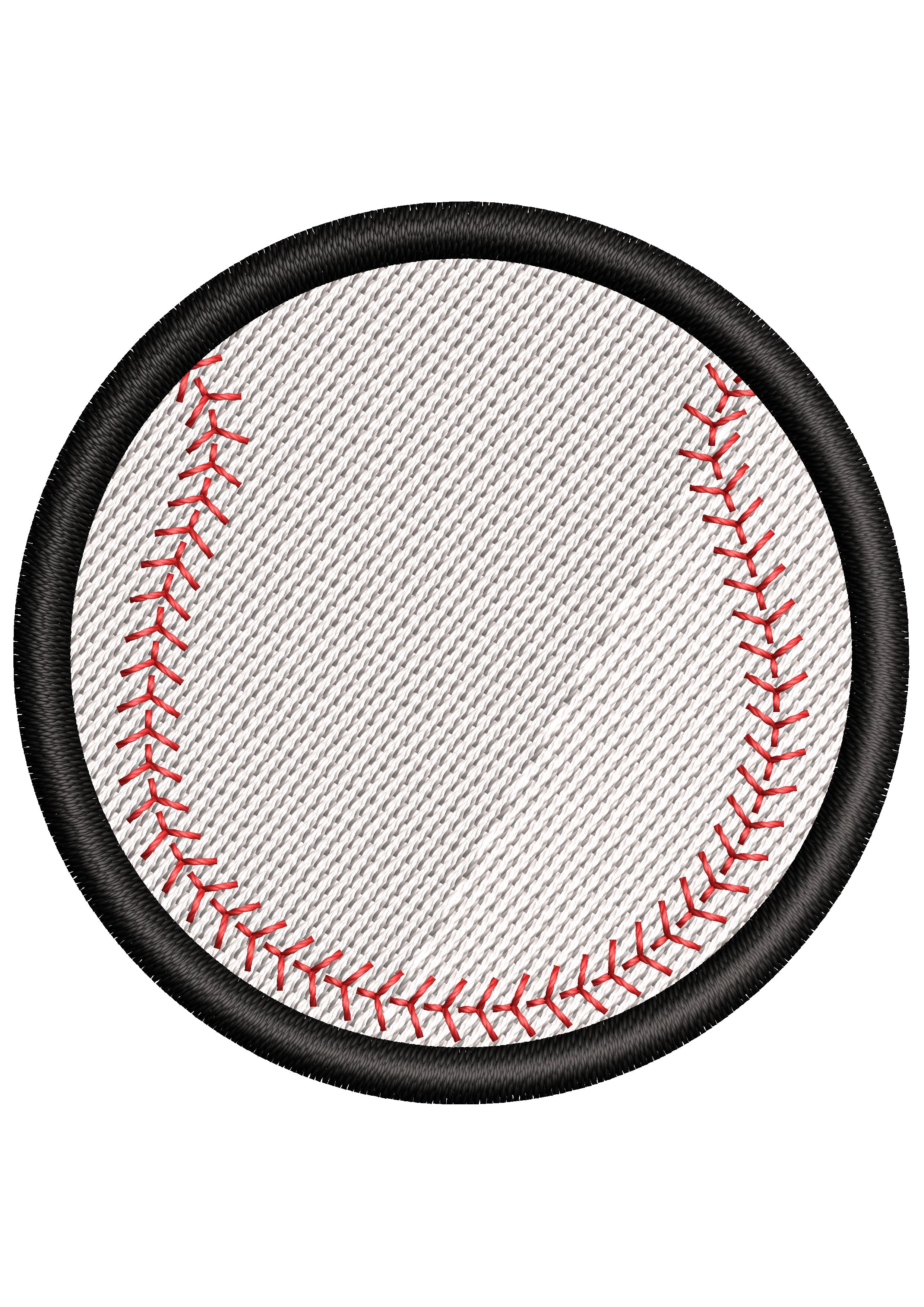 Hard Ball Embroidery Design