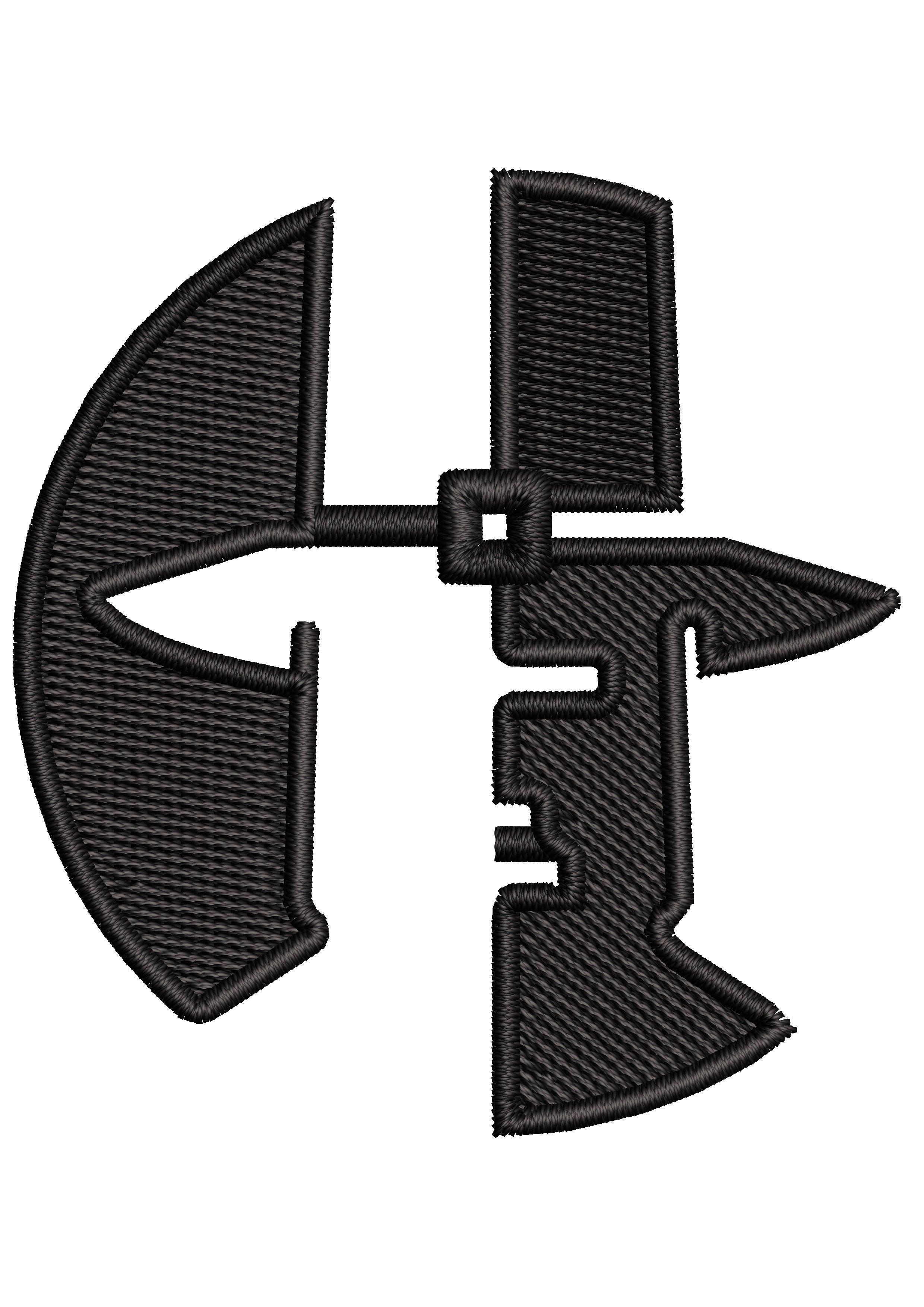 Hunter Man Embroidery Design