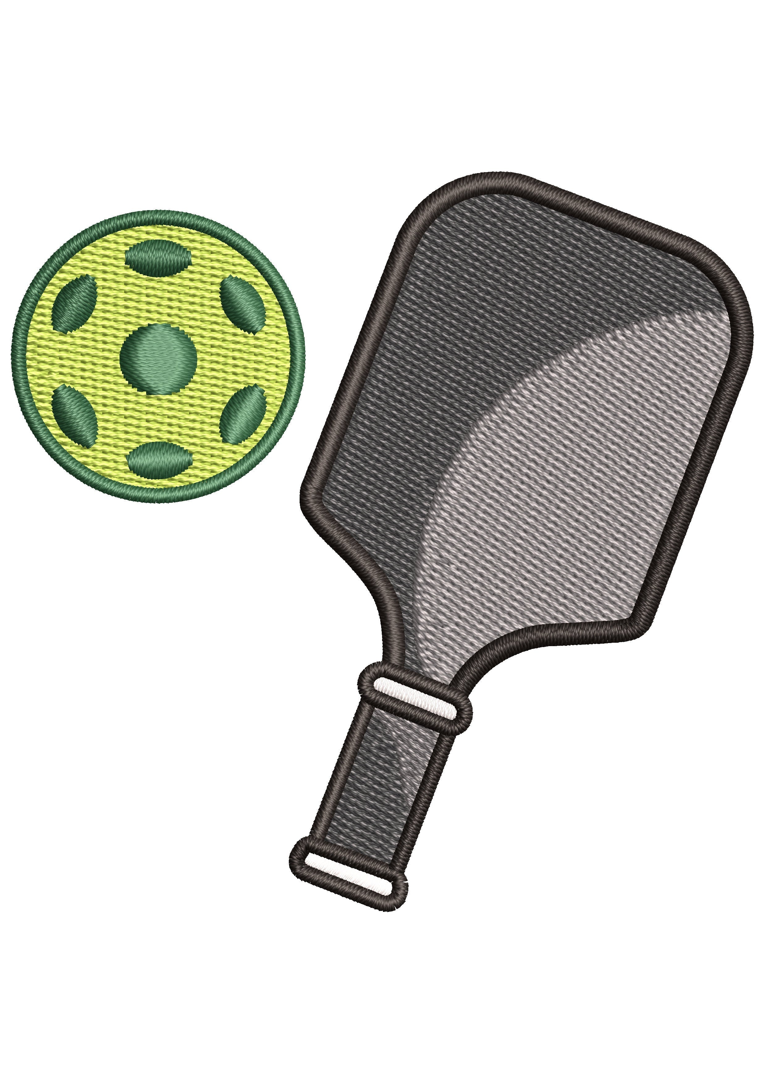Bat Ball Embroidery Design
