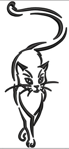Cat Embroidery Design