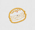 Burger Embroidery Design