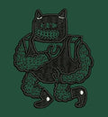 Muscular Robot Embroidery Design