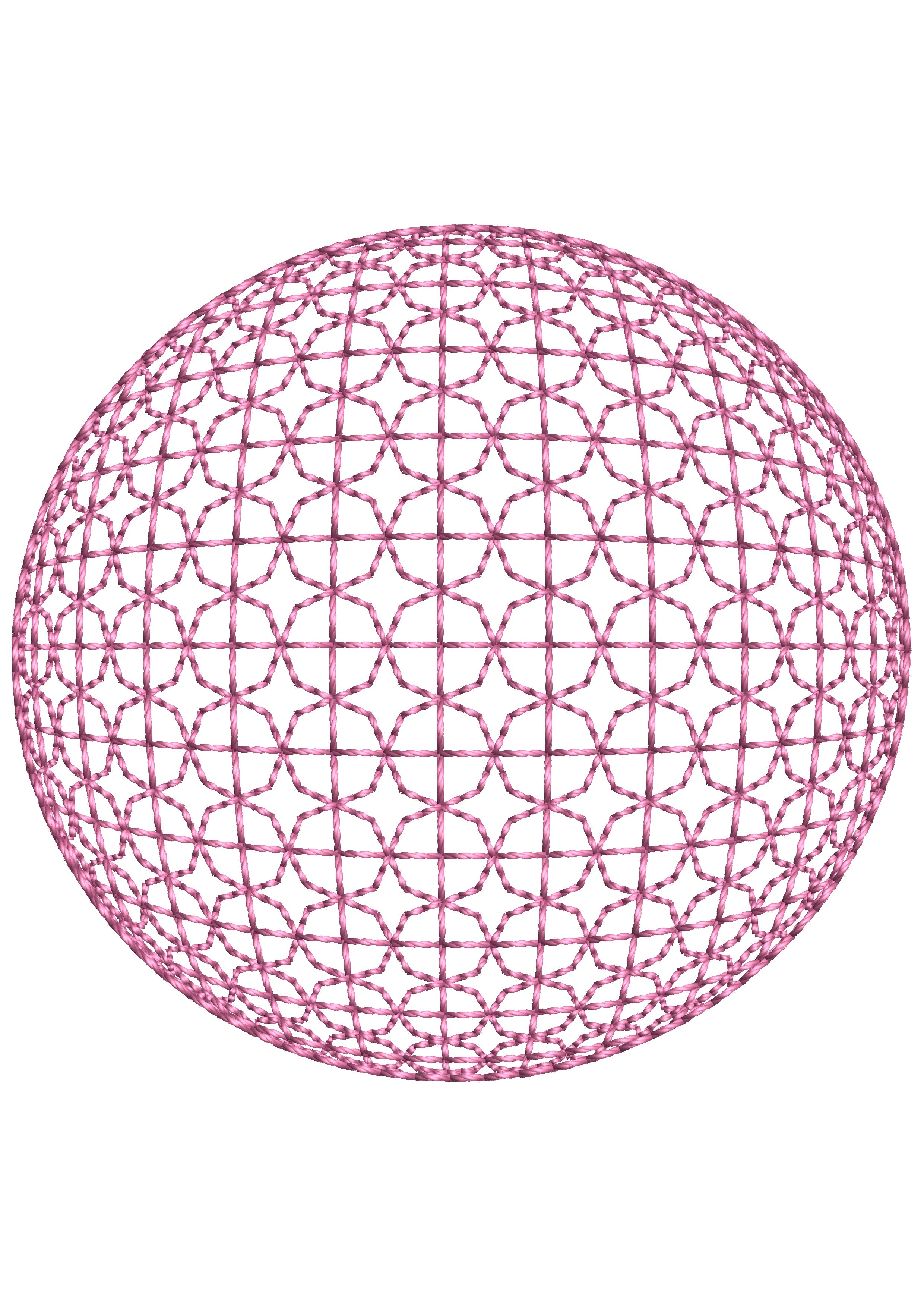 Ball Lace Embroidery Design