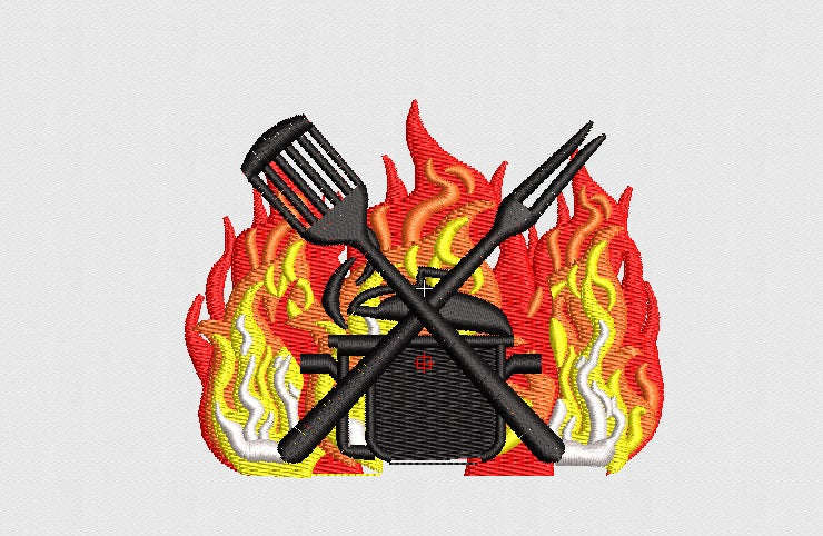 Kitchen Embroidery Design