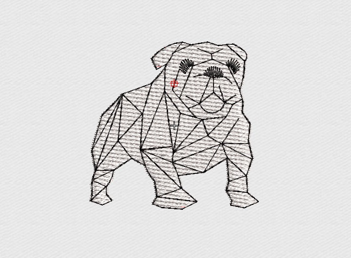 Dog Embroidery Design